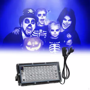 Светодиодные УФ-черные фонари сценический черный свет с ультрафиолетовым эффектом наводнения 50 Вт 50W