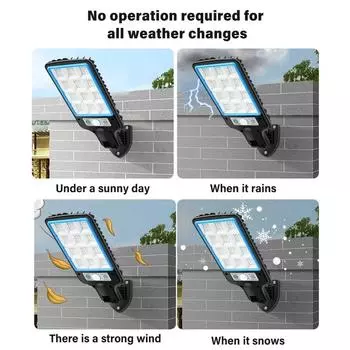 Светодиодные уличные солнечные светильники с датчиком движения, солнечные COB, 3 режима, водонепроницаемые, защитные, настенные светильники для патио, сада, двери, уличный светильник