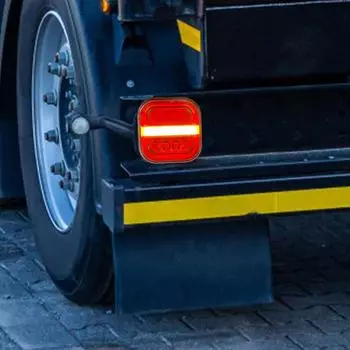 Светодиодные задние фонари для грузовиков Светодиодные фонари Ходовые огни Стоп-сигналы для прицепов Задний фонарь для номерного знака Светодиодные задние фонари для квадратных прицепов CHINA