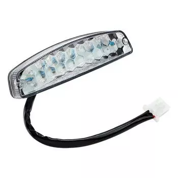 Светодиодные задние фонари, мото-стоп-сигнал, мотоциклетное освещение, аксессуары для мотоциклов для квадроциклов, картингов, кафе-гонщиков, индикаторная лампа красного цвета