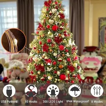 Светодиодные занавески, гирлянды, украшения для спальни на Рождество, свадьбу, Рамадан, Навидад, домашняя гирлянда, спальня, Usb-удалить 3-1m-100led