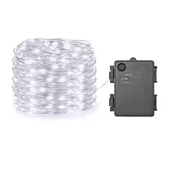 Светодиодные занавески с медным проводом IP65 водонепроницаемые для праздничной вечеринки (Теплый свет) D