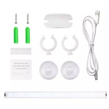 Светодиодные зеркальные фонари, беспроводной портативный перезаряжаемый туалетный столик, 3 яркости, сенсорное управление, макияж белый