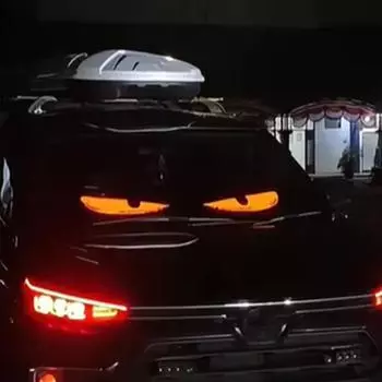 Светодиодный экран Demon Eye для грузовика, автомобильный глаз, динамический светодиодный свет, интеллектуальные автомобильные наклейки