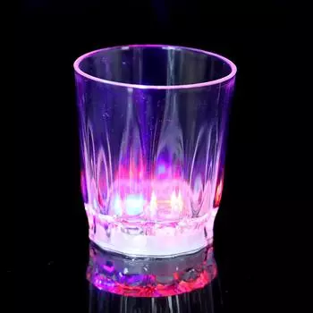 Светодиодный автоматический мигающий датчик чашки, загорающаяся кружка, вино, пиво, виски, напиток для свечения, посуда для рождественской вечеринки, бара, клуба, дня рождения 301-400ml