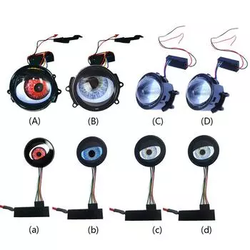 Светодиодный автомобильный динамический Devil Eye большой свет DIY линза модификация Eagle Eye свет QDE A