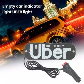 Светодиодный автомобильный световой знак, украшение с присоской, супер яркий Plug-Play, простая установка, световая доска, вывеска, автомобильные аксессуары B красный