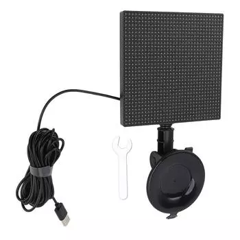 Светодиодный автомобильный знак Bluetooth APP Control Custom Text Programming 9.6 дюймовый светодиодный дисплей для заднего стекла