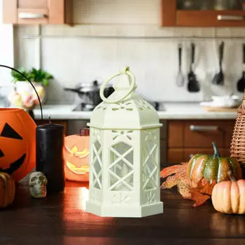 Светодиодный беспламенный светильник-свеча, прикроватная лампа, семейный бар, подвесной фонарь для дома белый