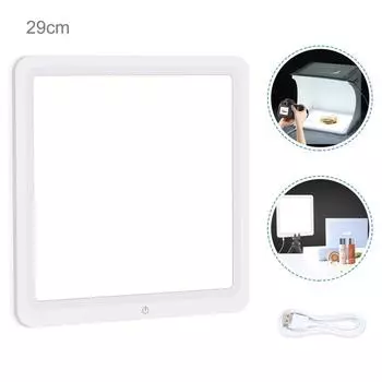 Светодиодный бестеневой светильник PULUZ для бокса для фотостудии 30 см