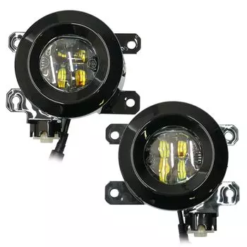 Светодиодный блок противотуманных фар интегрированный сменный переключатель с регулировкой оптической оси Светодиодный блок H8 H9 H11 H16 противотуманный блок противотуманных фар тип C Оригинальный светодиодный противотуманный