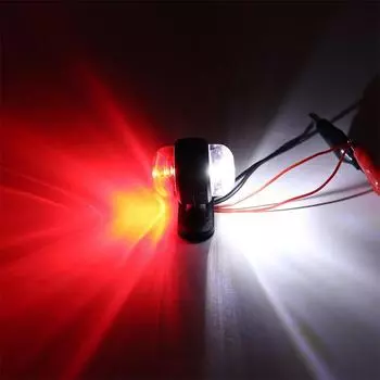 Светодиодный боковой фонарь для грузовика, 12 В, 24 В, боковой габаритный фонарь для автомобиля, задний фонарь, фонари для грузовика, прицепа, предупреждающий светильник, указатель поворота