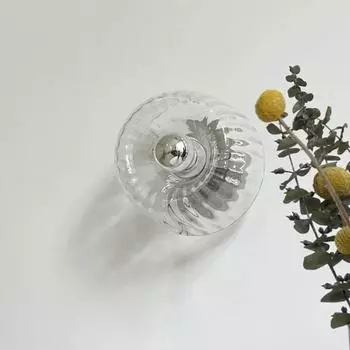 Светодиодный бра креативное круглое стеклянное освещение для внутреннего и наружного использования настенный светильник потолочный светильник для гостиной ванной комнаты крыльца декор Warm White (2700-3500K)