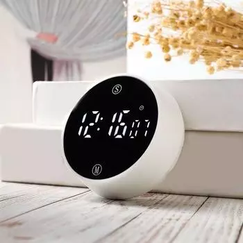 Светодиодный цифровой таймер Магнитный электронный таймер обратного отсчета для приготовления пищи Душ Секундомер Будильник