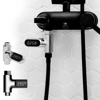 Светодиодный цифровой водопроводный кран 8-85 измеритель температуры ABS PC термометр для душа измерительное устройство принадлежности 1-го поколения