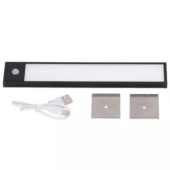 Светодиодный датчик движения, алюминиевый сплав, интеллектуальный беспроводной USB-светильник для шкафа с датчиком движения для Cabi