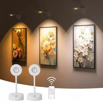 Светодиодный датчик движения Ночной светильник USB перезаряжаемый настенный светильник для освещения картин настенная живопись гостиная спальня кухня