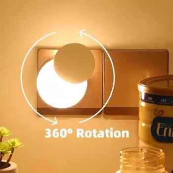 Светодиодный датчик управления светом Ночники ЕС США Вилка Для Детей Гостиной Спальни Коридора Ванной Комнаты Светильник