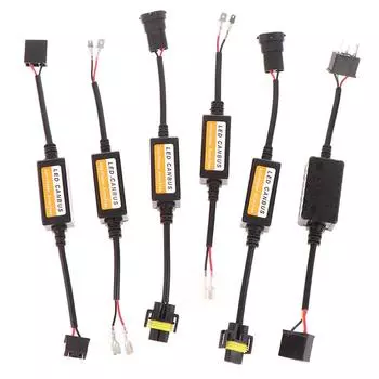 Светодиодный декодер Canbus для автомобильных фар, безошибочный резистор H1 H3 H4 H7 H9 H11, адаптер, подавитель предупреждений