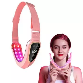 Светодиодный дисплей Face Lifter Vibration Massager 12 режимов Women s V-Face Device Home белый