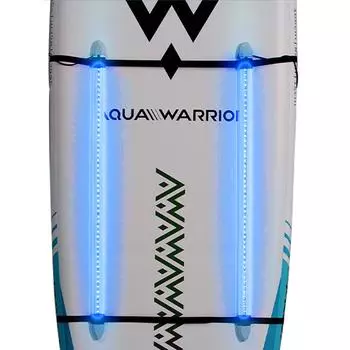 Светодиодный фонарь для доски для серфинга с веслом с перезаряжаемой батареей, цветная водонепроницаемая светодиодная система освещения с сумкой для переноски для доски для серфинга с веслом зеленый свет