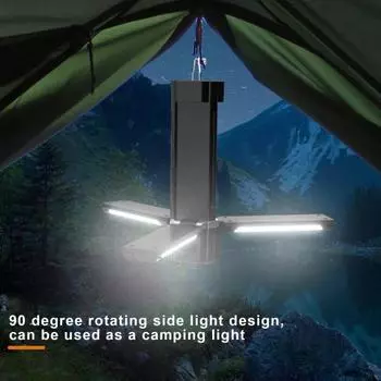 Светодиодный фонарь для кемпинга, перезаряжаемый фонарик, супер яркий, высокий люмен, регулируемый, складной, водостойкий, магнитный, для палатки B