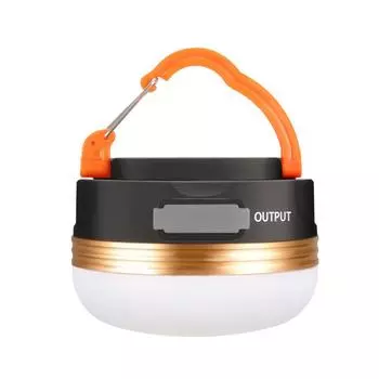 Светодиодный фонарь для кемпинга, USB аккумуляторная лампа для кемпинга, мини-фонарик с магнитным основанием, 3 режима освещения белый