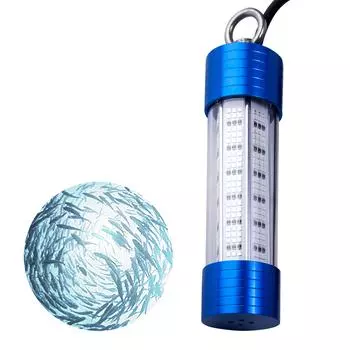 Светодиодный фонарь для рыбалки 12В 150Вт Водонепроницаемый IP68 15000 люмен Приманки Эхолот Лампа Привлекающая Приманку Погружной Подводный