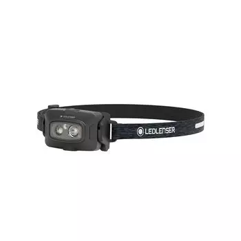 Светодиодный фонарь Ledlenser HF4R Signature Black LED Headlight, легкий, компактный, полностью водонепроницаемый, IP68, мощность 600 люмен, красный, синий, зеленый, цвет светодиода