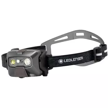Светодиодный фонарь Ledlenser HF6R Signature Black LED Headlight с аккумулятором, степенью защиты IP68, полной водонепроницаемостью, мощностью 1000 люмен, функцией фокусировки, красным, синим и зеленым цветом, светодиодный цветной свет