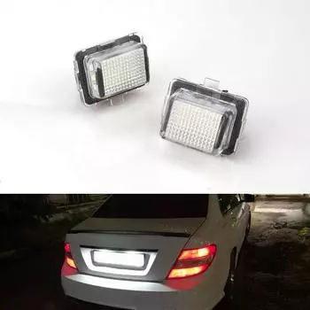 Светодиодный фонарь подсветки номерного знака A2218200456 для Mercedes C-Class W204 E-Class W212