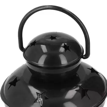 Светодиодный фонарь, симпатичный, винтажный, на батарейках, из АБС-пластика, декоративный, для кемпинга, вечеринки, бара, кафе Black Color