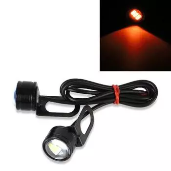 Светодиодный фонарь заднего хода ITimo DC 12 В для стайлинга автомобилей, дневные ходовые огни, противотуманные фары для мотоциклов Eagle Eye, 2 шт., суперяркие светло-желтый