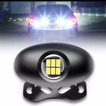 Светодиодный фонарь заднего хода, внешний фонарь заднего хода автомобиля, задний парковочный фонарь, ночное освещение безопасности, водонепроницаемый фонарь заднего хода 12 В 24 В