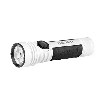Светодиодный фонарик OLIGHT Seeker 4 Pro, 4600 люмен, с двумя перезаряжаемыми чехлами, в комплекте, для использования на открытом воздухе, предотвращения стихийных бедствий, строительства, самообороны