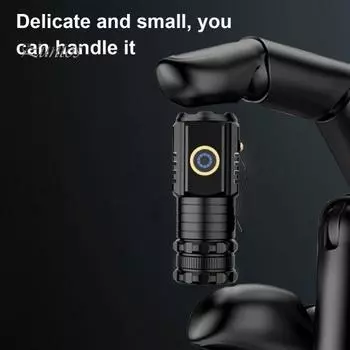 Светодиодный фонарик, супер яркий, высокий уровень люменов, несколько режимов освещения, перезаряжаемый, водонепроницаемый, мощный карманный фонарик F