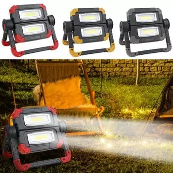 Светодиодный фонарик, высокий люмен, 3 цвета, многоцелевой жёлтый