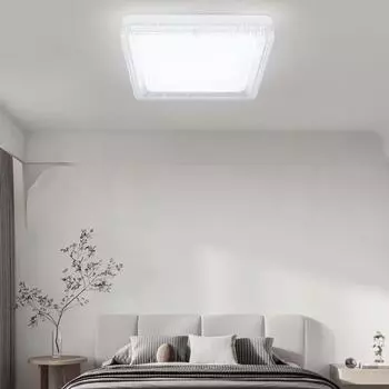 Светодиодный хрустальный потолочный светильник, современная мода, холодный белый свет, освещение для спальни, гостиной, ванной комнаты, квадратный светильник AC85-265V Cold White&15CM(18W) белый