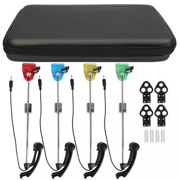 Светодиодный индикатор поклевки, звуковой сигнализатор, рыболовные снасти, аксессуары для удилищ