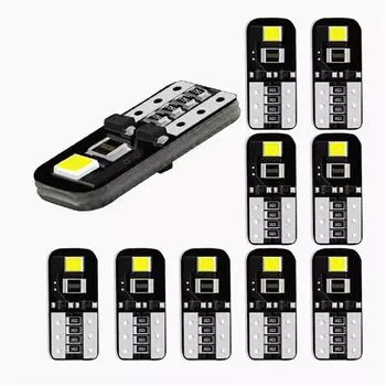 Светодиодный индикатор ширины автомобиля 2835 T10 Canbus Внутренний потолочный светильник Свет номерного знака