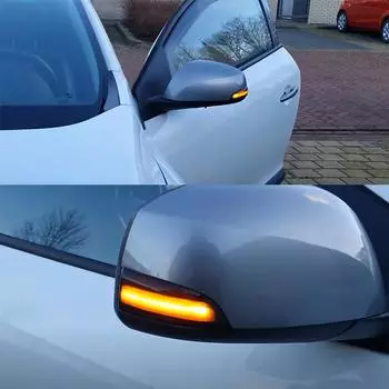 Светодиодный индикатор зеркала заднего вида с боковым крылом, мигалка для Renault Scenic Megane Laguna Fluence Latitude Safrane MK3 Samsung