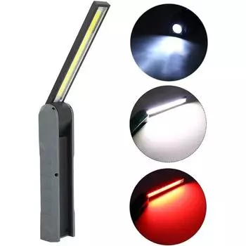 Светодиодный инспекционный фонарь, ремонтный рабочий свет, устойчивый к каплям для обслуживания автомобилей 16.5*4.5*4.1cm серый