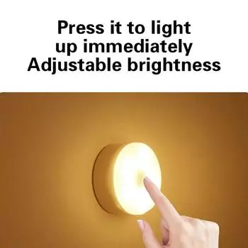 Светодиодный интеллектуальный датчик человеческого тела Ночной светильник Аварийное автоматическое освещение USB зарядка Беспроводной магнитный присоска Использование Ночной светильник