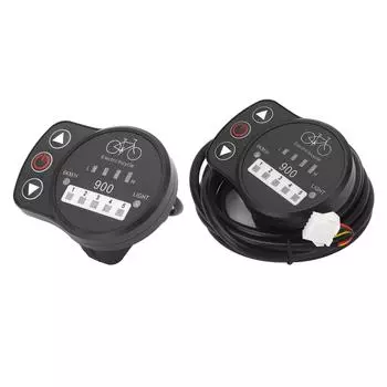 36 В 48 В электрический светодиодный измеритель скорости аккумуляторная батарея питание фар переключатель дисплей панель для контроллера KT Waterproof Joint