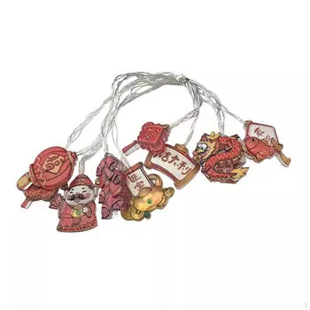 Светодиодный китайский подвесной светильник для украшения праздника классический лунный фонарь подвеска для дома