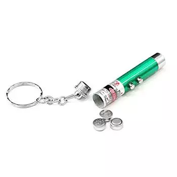 Светодиодный лазерный игровой брелок для кошек, детская указка, ручка, портативные игрушки для домашних животных, 8 см, ручная работа