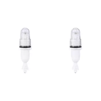 Светодиодный маяк-лампа портативный водонепроницаемый рыболовный фонарь для рыболовных снастей (белый) #F