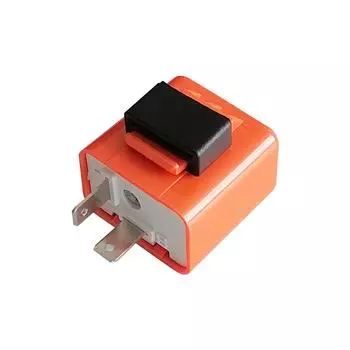 Светодиодный мигающий фонарь для мотоцикла, реле с регулируемой частотой, квадратный мигающий фонарь, светодиодные фонари для мотоцикла, индикатор поворота, вспышка 12 В оранжевый