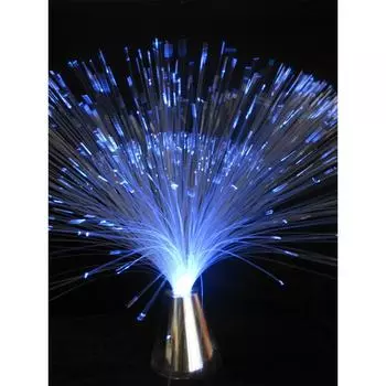 Светодиодный многоцветный меняющийся оптоволоконный фонтан Ночной светильник для украшения рождественской вечеринки