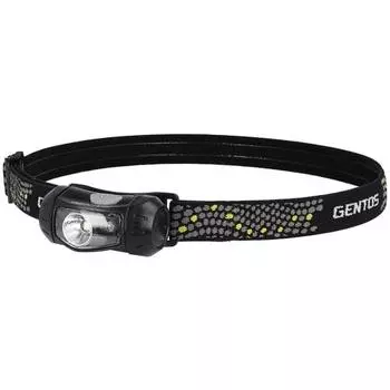 Светодиодный налобный фонарь GENTOS на батарейках типа АА, 120 люмен, брызгозащищенный, CP-195DB, для защиты от стихийных бедствий, красный, черный